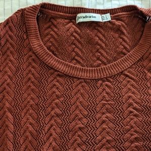 Rust Knit Top